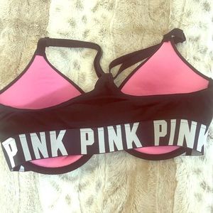 PINK COTTON LOGO RACERBACK PUSH-UP